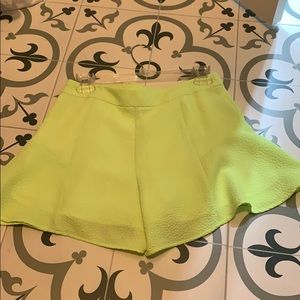 Lime green shorts